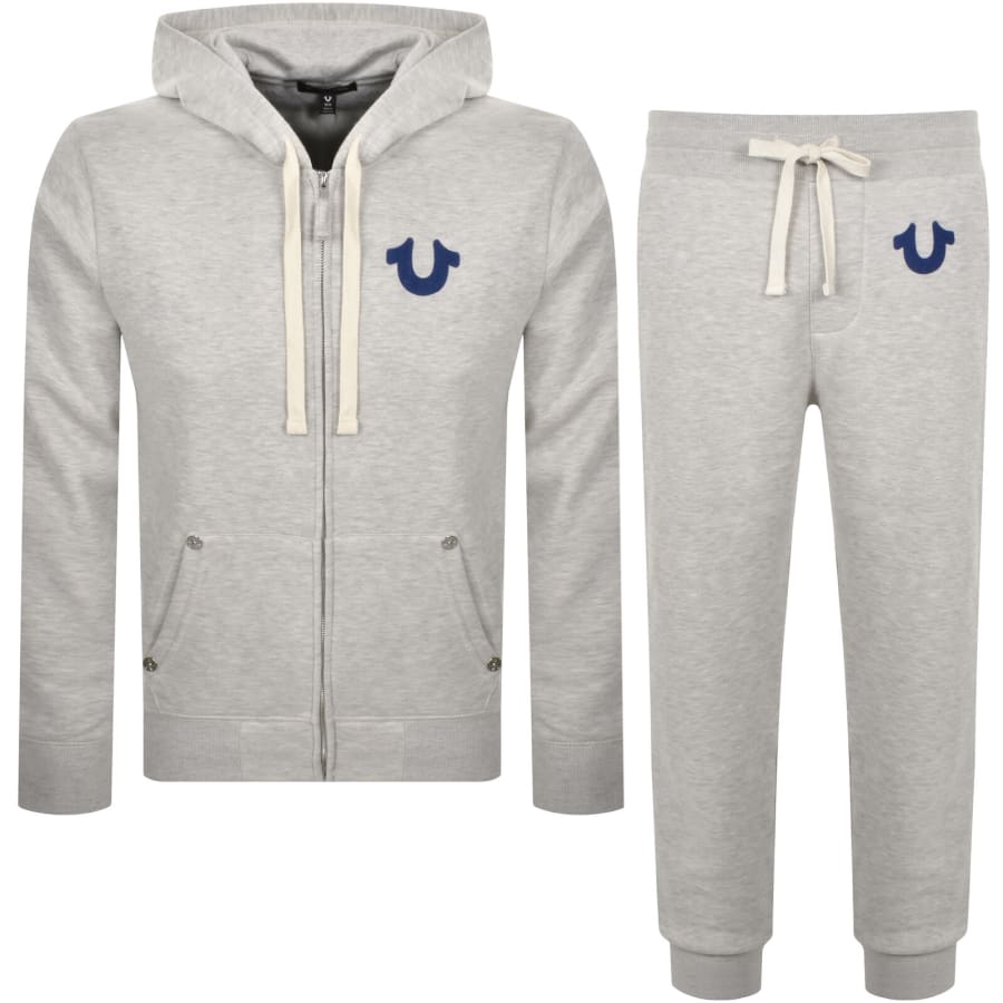 True Religion Tracksuit Grey | Mainline Menswear us